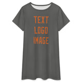 Custom Dark Grey Orange Nachthemd
