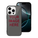Custom Dark Grey Crimson Red Phone Case