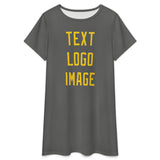 Custom Dark Grey Gold Nachthemd