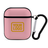 Custom Light Pink Yellow AirPods Case
