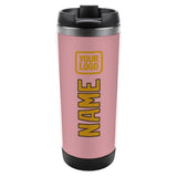 Custom Light Pink Yellow Stainless Steel Water Cup