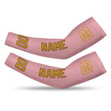Custom Light Pink Yellow Arm Sleeve