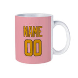 Custom Light Pink Yellow Mug