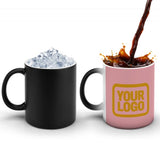 Custom Light Pink Yellow Magic Mug
