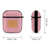 Custom Light Pink Yellow AirPods Case