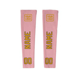 Custom Light Pink Yellow Arm Sleeve