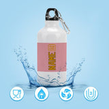 Custom Light Pink Yellow Sports Bottle