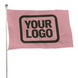 Custom Light Pink Olive Flag
