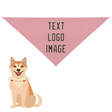 Custom Light Pink Olive Pet Scarf