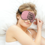 Custom Light Pink Olive Sleep Mask