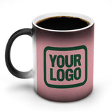 Custom Light Pink Green Magic Mug