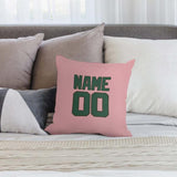 Custom Light Pink Green Pillowcase