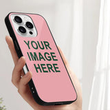 Custom Light Pink Green Phone Case