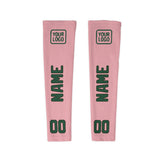 Custom Light Pink Green Arm Sleeve