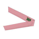 Custom Light Pink Emerald Green Headband