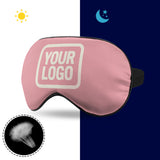 Custom Light Pink Cream Sleep Mask