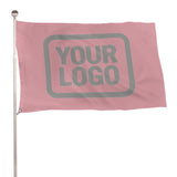 Custom Light Pink Gray Flag