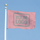 Custom Light Pink Gray Flag