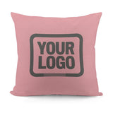 Custom Light Pink Dark Grey Pillowcase