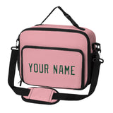 Custom Light Pink Green Lunch Bag