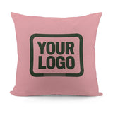 Custom Light Pink Dark Green Pillowcase