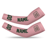 Custom Light Pink Dark Green Arm Sleeve