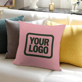 Custom Light Pink Dark Green Pillowcase
