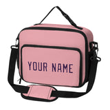 Custom Light Pink Purple Lunch Bag