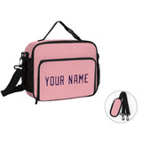 Custom Light Pink Purple Lunch Bag