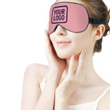 Custom Light Pink Purple Sleep Mask
