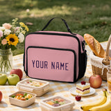 Custom Light Pink Purple Lunch Bag