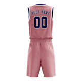 Custom Light Pink Purple Basketball Set