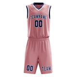Custom Light Pink Purple Basketball Set