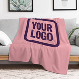 Custom Light Pink Purple Blanket