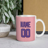 Custom Light Pink Light Purple Mug
