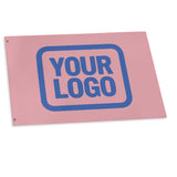 Custom Light Pink Sky Blue Flag