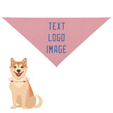 Custom Light Pink Sky Blue Pet Scarf