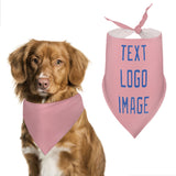 Custom Light Pink Sky Blue Pet Scarf