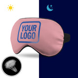 Custom Light Pink Sky Blue Sleep Mask