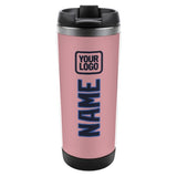 Custom Light Pink Navy Stainless Steel Water Cup