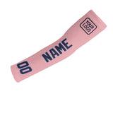 Custom Light Pink Navy Arm Sleeve