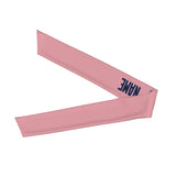 Custom Light Pink Navy Headband