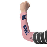 Custom Light Pink Navy Arm Sleeve
