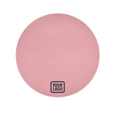Custom Light Pink Navy Round Table Cloth