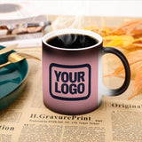 Custom Light Pink Navy Magic Mug