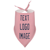 Custom Light Pink Blue Pet Scarf