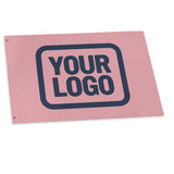 Custom Light Pink Blue Flag