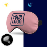 Custom Light Pink Blue Sleep Mask