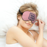 Custom Light Pink Blue Sleep Mask