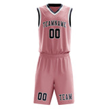 Custom Light Pink Blue Basketball Set